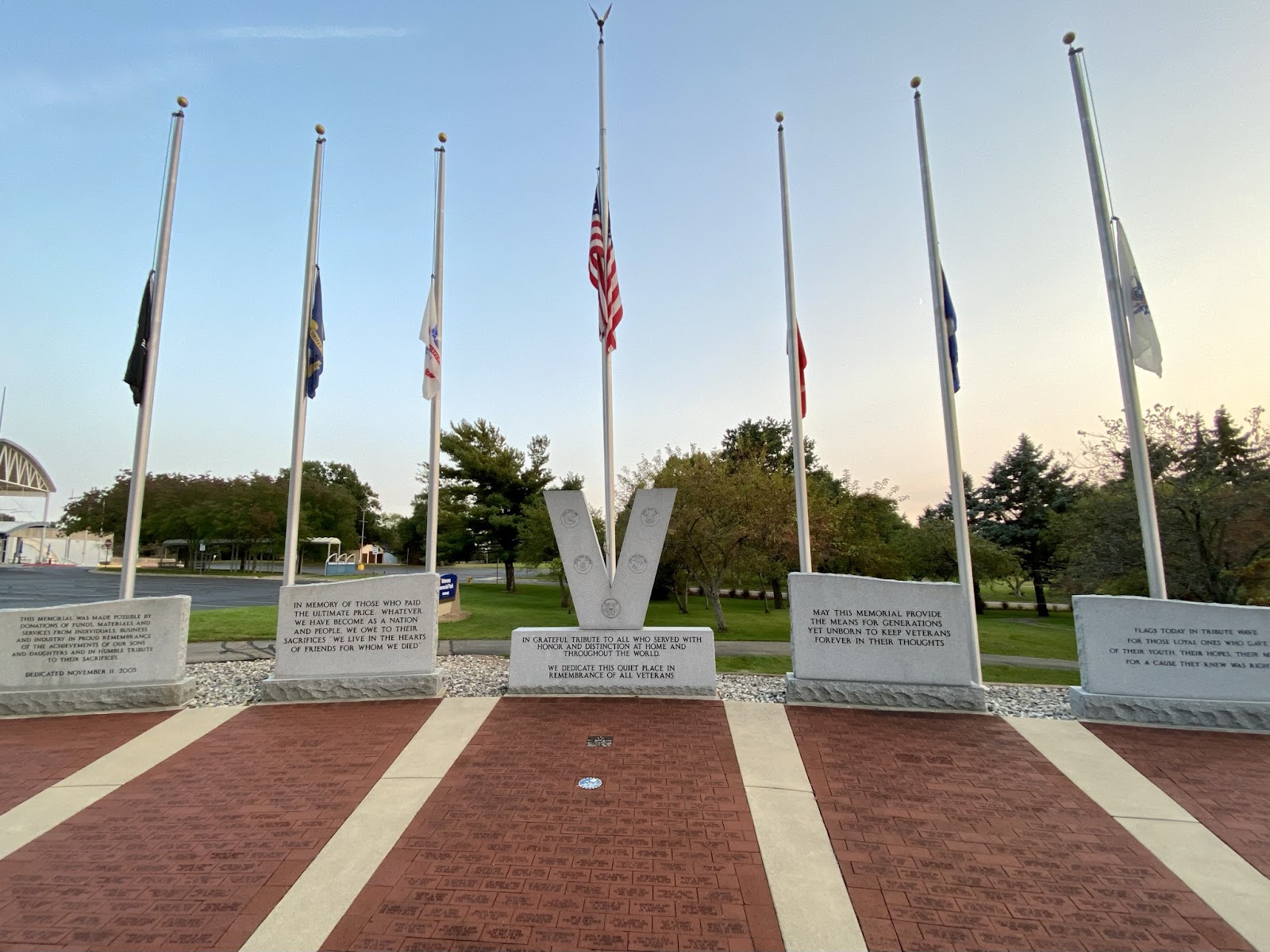 Veterans Memorial Park in Warren